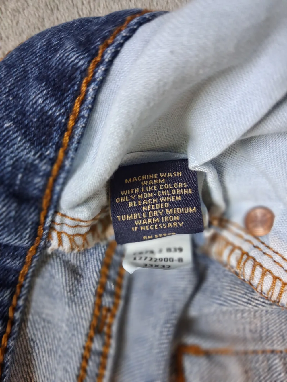 Men's Cremieux Straight Jeans 33/32